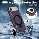 For iPhone 17 Air Frosted MagSafe Holder Phone Case(Purple) - 3