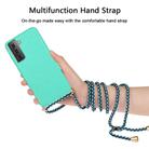 For Samsung Galaxy S25+ 5G Wheat Straw Material Hybrid TPU Phone Case with Lanyard(Green) - 3