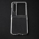 For ZTE nubia Flip2 PC Transparent Shockproof Phone Case - 1
