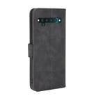 For TCL 10 Pro Solid Color Skin Feel Magnetic Buckle Horizontal Flip Calf Texture PU Leather Case with Holder & Card Slots & Wallet(Black) - 3