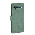 For TCL 10 Pro Solid Color Skin Feel Magnetic Buckle Horizontal Flip Calf Texture PU Leather Case with Holder & Card Slots & Wallet(Green) - 3