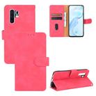 For Vivo X30 Pro Solid Color Skin Feel Magnetic Buckle Horizontal Flip Calf Texture PU Leather Case with Holder & Card Slots & Wallet(Rose Red) - 1