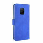 For Fujitsu Arrows 5G (F-51A) Solid Color Skin Feel Magnetic Buckle Horizontal Flip Calf Texture PU Leather Case with Holder & Card Slots & Wallet(Blue) - 3
