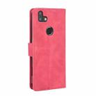 For Fujitsu Arrows RX (Arrows M05) Solid Color Skin Feel Magnetic Buckle Horizontal Flip Calf Texture PU Leather Case with Holder & Card Slots & Wallet(Rose Red) - 3