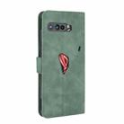 For ASUS ROG Phone 3 ZS661KS Solid Color Skin Feel Magnetic Buckle Horizontal Flip Calf Texture PU Leather Case with Holder & Card Slots & Wallet(Green) - 3