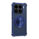 For Xiaomi 15 Pro CD Texture 360 Degree Rotating Holder MagSafe Phone Case(Blue) - 1