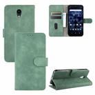 For Kyocera DIGNO BX Solid Color Skin Feel Magnetic Buckle Horizontal Flip Calf Texture PU Leather Case with Holder & Card Slots & Wallet(Green) - 1