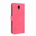 For Kyocera DIGNO BX Solid Color Skin Feel Magnetic Buckle Horizontal Flip Calf Texture PU Leather Case with Holder & Card Slots & Wallet(Rose Red) - 3