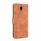 For Kyocera DIGNO BX Solid Color Skin Feel Magnetic Buckle Horizontal Flip Calf Texture PU Leather Case with Holder & Card Slots & Wallet(Brown) - 3