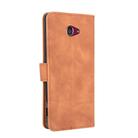 For Kyocera Kantan Sumaho 2 (A001KC) Solid Color Skin Feel Magnetic Buckle Horizontal Flip Calf Texture PU Leather Case with Holder & Card Slots & Wallet(Brown) - 3