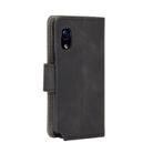 For Rakuten mini Solid Color Skin Feel Magnetic Buckle Horizontal Flip Calf Texture PU Leather Case with Holder & Card Slots & Wallet(Black) - 3