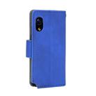 For Rakuten mini Solid Color Skin Feel Magnetic Buckle Horizontal Flip Calf Texture PU Leather Case with Holder & Card Slots & Wallet(Blue) - 3