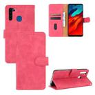 For Blackview A80 Pro Solid Color Skin Feel Magnetic Buckle Horizontal Flip Calf Texture PU Leather Case with Holder & Card Slots & Wallet(Rose Red) - 1