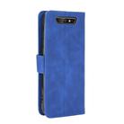 For Blackview BV5500 / BV5500 Pro / BV5500 Plus Solid Color Skin Feel Magnetic Buckle Horizontal Flip Calf Texture PU Leather Case with Holder & Card Slots & Wallet(Blue) - 3