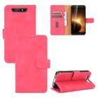 For Blackview BV5500 / BV5500 Pro / BV5500 Plus Solid Color Skin Feel Magnetic Buckle Horizontal Flip Calf Texture PU Leather Case with Holder & Card Slots & Wallet(Rose Red) - 1