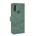 For Oukitel C17 / C17 Pro Solid Color Skin Feel Magnetic Buckle Horizontal Flip Calf Texture PU Leather Case with Holder & Card Slots & Wallet(Green) - 3