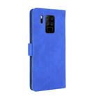 For Oukitel C18 Solid Color Skin Feel Magnetic Buckle Horizontal Flip Calf Texture PU Leather Case with Holder & Card Slots & Wallet(Blue) - 3