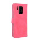 For Oukitel C18 Solid Color Skin Feel Magnetic Buckle Horizontal Flip Calf Texture PU Leather Case with Holder & Card Slots & Wallet(Rose Red) - 3