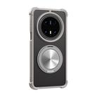 For Huawei Mate 70 Pro CD Texture 360 Degree Rotating Holder MagSafe Phone Case(Grey) - 1