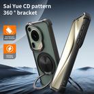 For Huawei Pura 70 Ultra CD Texture 360 Degree Rotating Holder MagSafe Phone Case(Gold) - 3
