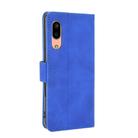 For Sharp Aquos Sense3 Lite SH-RM12 Solid Color Skin Feel Magnetic Buckle Horizontal Flip Calf Texture PU Leather Case with Holder & Card Slots & Wallet(Blue) - 3