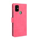 For UMIDIGI Power 3 Solid Color Skin Feel Magnetic Buckle Horizontal Flip Calf Texture PU Leather Case with Holder & Card Slots & Wallet(Rose Red) - 3