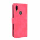 For UMIDIGI A3S Solid Color Skin Feel Magnetic Buckle Horizontal Flip Calf Texture PU Leather Case with Holder & Card Slots & Wallet(Rose Red) - 3