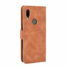 For UMIDIGI A3S Solid Color Skin Feel Magnetic Buckle Horizontal Flip Calf Texture PU Leather Case with Holder & Card Slots & Wallet(Brown) - 3