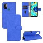 For UMIDIGI A7 Pro Solid Color Skin Feel Magnetic Buckle Horizontal Flip Calf Texture PU Leather Case with Holder & Card Slots & Wallet(Blue) - 1