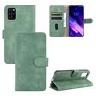 For UMIDIGI S5 Pro Solid Color Skin Feel Magnetic Buckle Horizontal Flip Calf Texture PU Leather Case with Holder & Card Slots & Wallet(Green) - 1