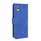 For ZTE Blade A3 Lite Solid Color Skin Feel Magnetic Buckle Horizontal Flip Calf Texture PU Leather Case with Holder & Card Slots & Wallet(Blue) - 3