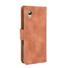 For ZTE Blade A3 Lite Solid Color Skin Feel Magnetic Buckle Horizontal Flip Calf Texture PU Leather Case with Holder & Card Slots & Wallet(Brown) - 3