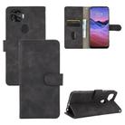 For ZTE A1 ZTG01 Solid Color Skin Feel Magnetic Buckle Horizontal Flip Calf Texture PU Leather Case with Holder & Card Slots & Wallet(Black) - 1