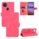 For ZTE A1 ZTG01 Solid Color Skin Feel Magnetic Buckle Horizontal Flip Calf Texture PU Leather Case with Holder & Card Slots & Wallet(Rose Red) - 1