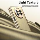 For Huawei Mate X3 Integrated Gold Wire Silver Brocade Plating Phone Case(Gold) - 2