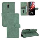 For ZTE Nubia Red Magic 5G Solid Color Skin Feel Magnetic Buckle Horizontal Flip Calf Texture PU Leather Case with Holder & Card Slots & Wallet(Green) - 1