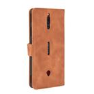 For ZTE Nubia Red Magic 5G Solid Color Skin Feel Magnetic Buckle Horizontal Flip Calf Texture PU Leather Case with Holder & Card Slots & Wallet(Brown) - 3