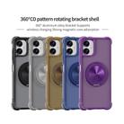 For Samsung Galaxy A06 5G / 4G CD Texture 360 Degree Rotating Holder MagSafe Phone Case(Black) - 2