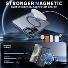 For Samsung Galaxy S23 FE 5G Star Shine Series TPU + PC MagSafe Phone Case with Fold Holder(Navy Blue) - 2