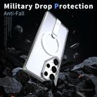 For Samsung Galaxy S25 Ultra 5G Star Shine Series TPU + PC MagSafe Phone Case with Fold Holder(Transparent) - 3