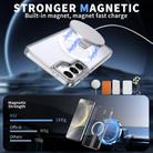 For Samsung Galaxy S24 FE 5G Star Shine Series TPU + PC MagSafe Phone Case with Fold Holder(Transparent) - 2