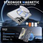 For Samsung Galaxy S24 FE 5G Star Shine Series TPU + PC MagSafe Phone Case with Fold Holder(Grey) - 2