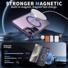 For Samsung Galaxy S24 FE 5G Star Shine Series TPU + PC MagSafe Phone Case with Fold Holder(Purple) - 2