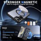 For Samsung Galaxy S24 FE 5G Star Shine Series TPU + PC MagSafe Phone Case with Fold Holder(Black) - 2