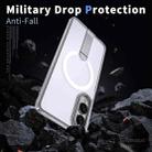 For Samsung Galaxy S25 Edge 5G Star Shine Series TPU + PC MagSafe Phone Case with Fold Holder(Transparent) - 3