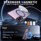 For Samsung Galaxy S25 Edge 5G Star Shine Series TPU + PC MagSafe Phone Case with Fold Holder(Purple) - 2