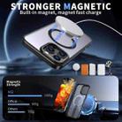 For iPhone 16 Pro Max Star Shine Series TPU + PC MagSafe Phone Case with Fold Holder(Black) - 2