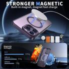 For iPhone 15 Pro Max Star Shine Series TPU + PC MagSafe Phone Case with Fold Holder(Purple) - 2