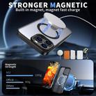 For iPhone 15 Pro Max Star Shine Series TPU + PC MagSafe Phone Case with Fold Holder(Black) - 2
