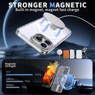 For iPhone 13 Pro Max Star Shine Series TPU + PC MagSafe Phone Case with Fold Holder(Transparent) - 2